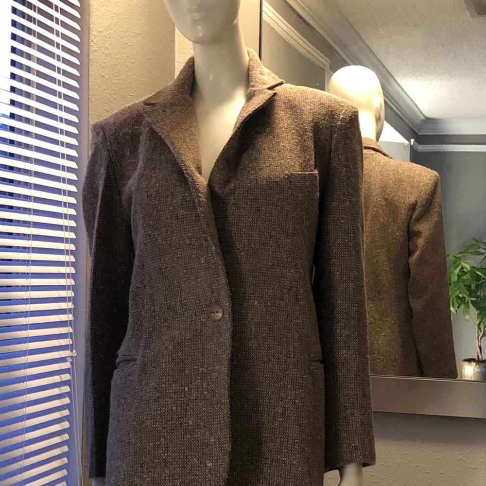 Brown tones wool Blazer
